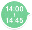 14:00 14:45